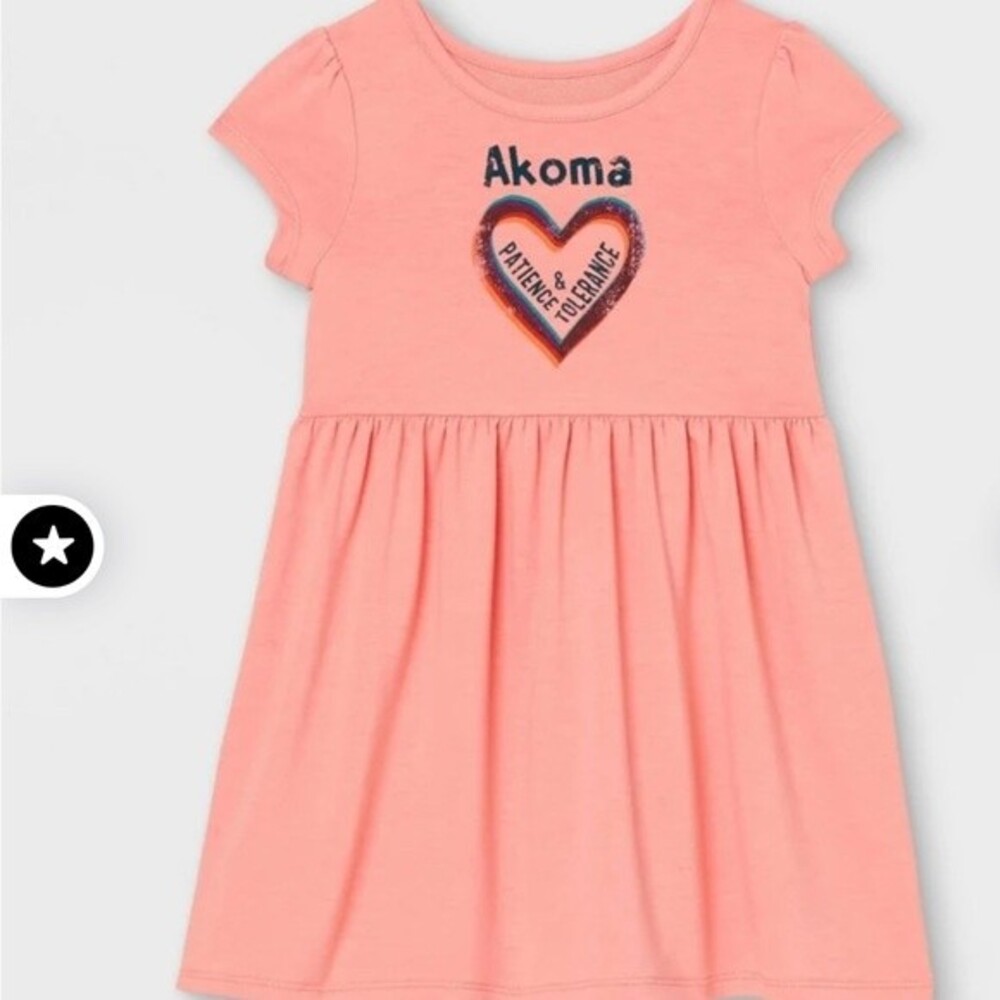 Akoma Black History Month dress 2T girls